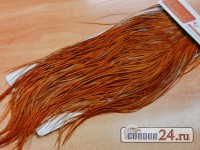 Седло петуха WHITING, градация Silver Midge, цвет White dyed Brown